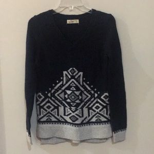 Hollister patterned sweater